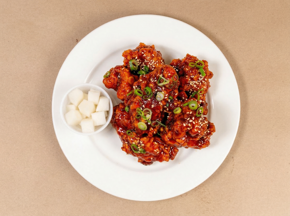 Korean Chicken Wings (5 Pieces).