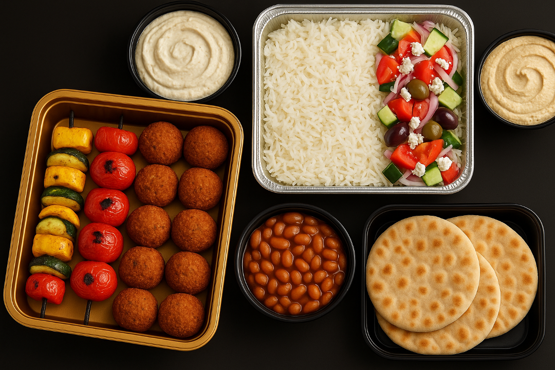 VEGETARIAN COMBO #3 (Serves 8-10).