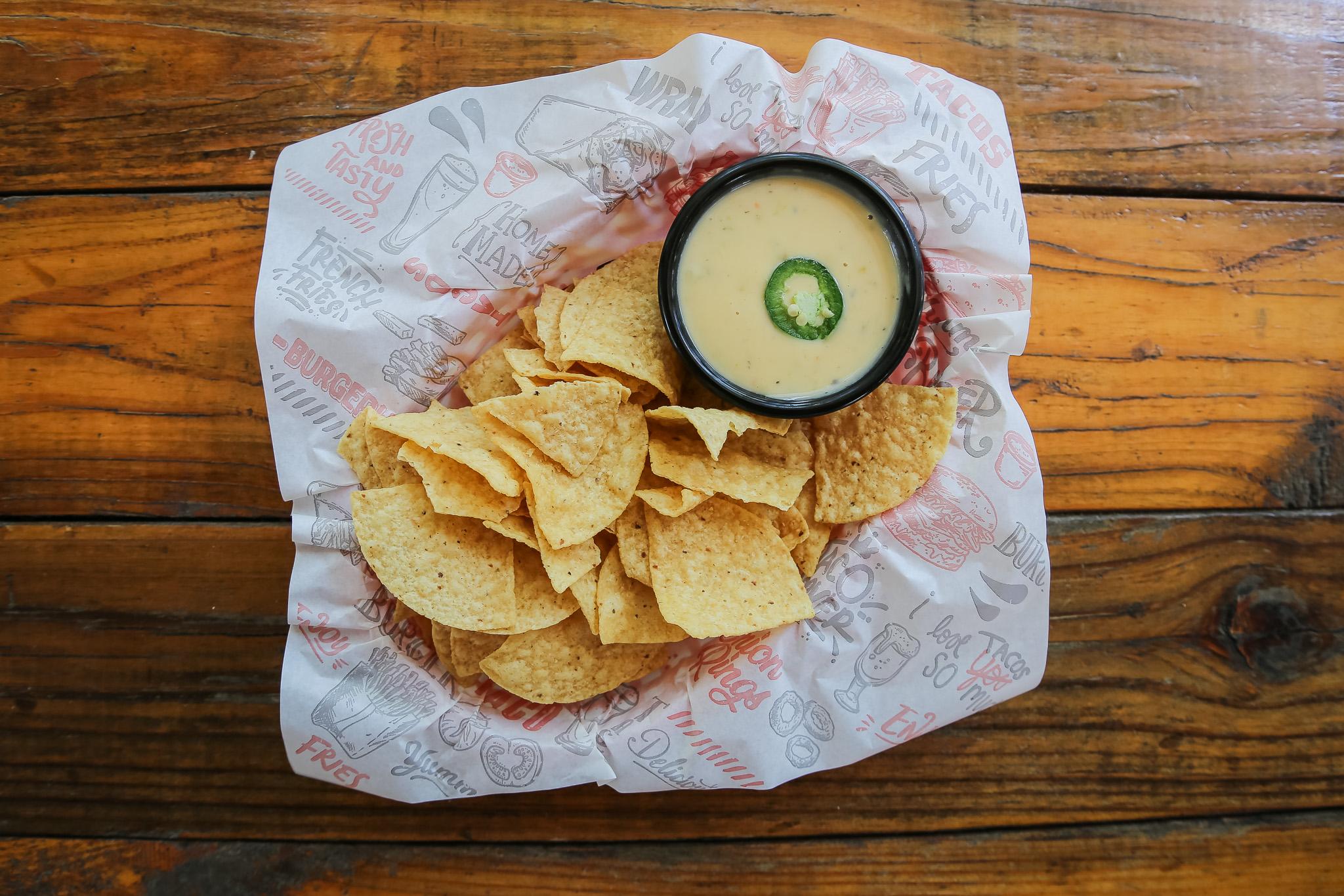 CHIPS & QUESO.
