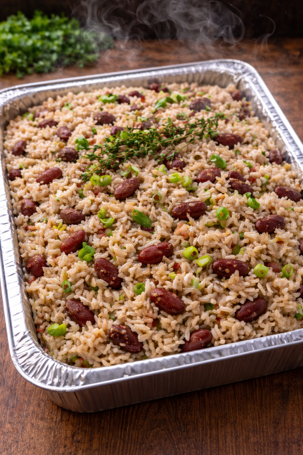 Rice and Peas (Catering).
