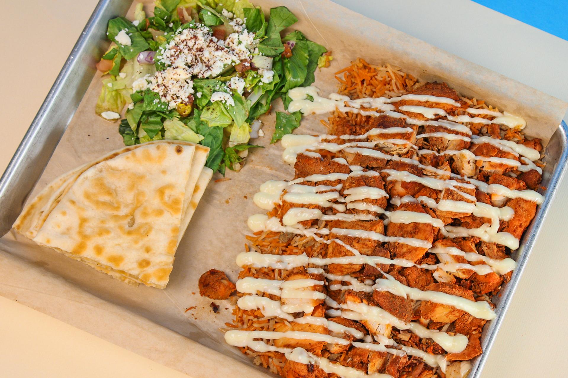 Chicken Tikka Platter.