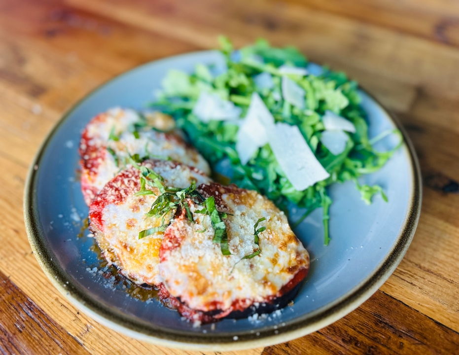 Wood Fired Eggplant Parm.
