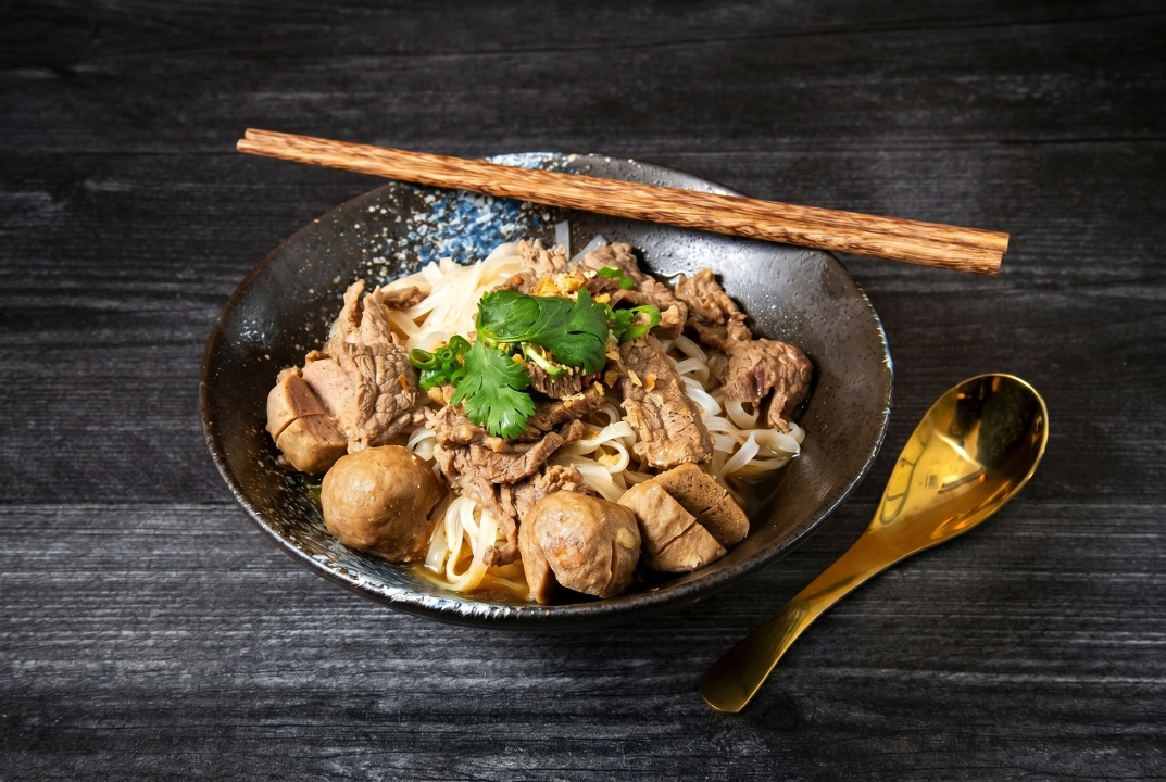 Beef noodle soup.