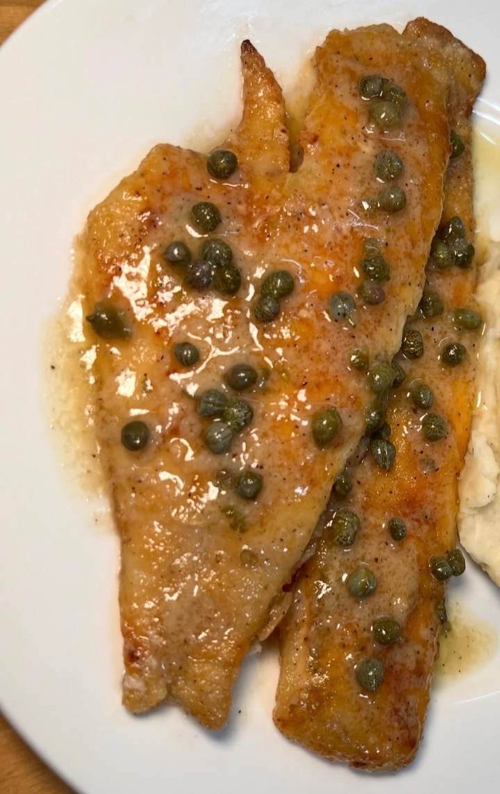 Pan Seared Flounder.