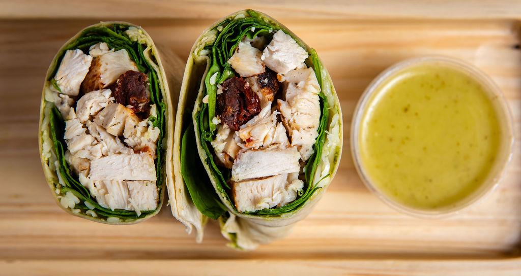 Pesto Chicken Wrap.