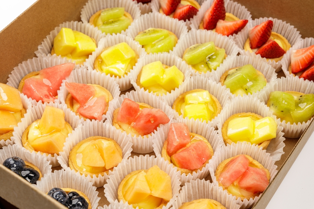 Mixed Baby Fruit Tart Platter.