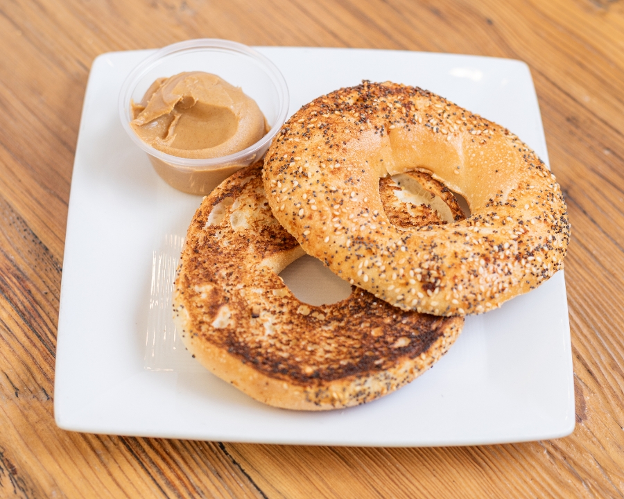 Bagel With Peanut Butter.