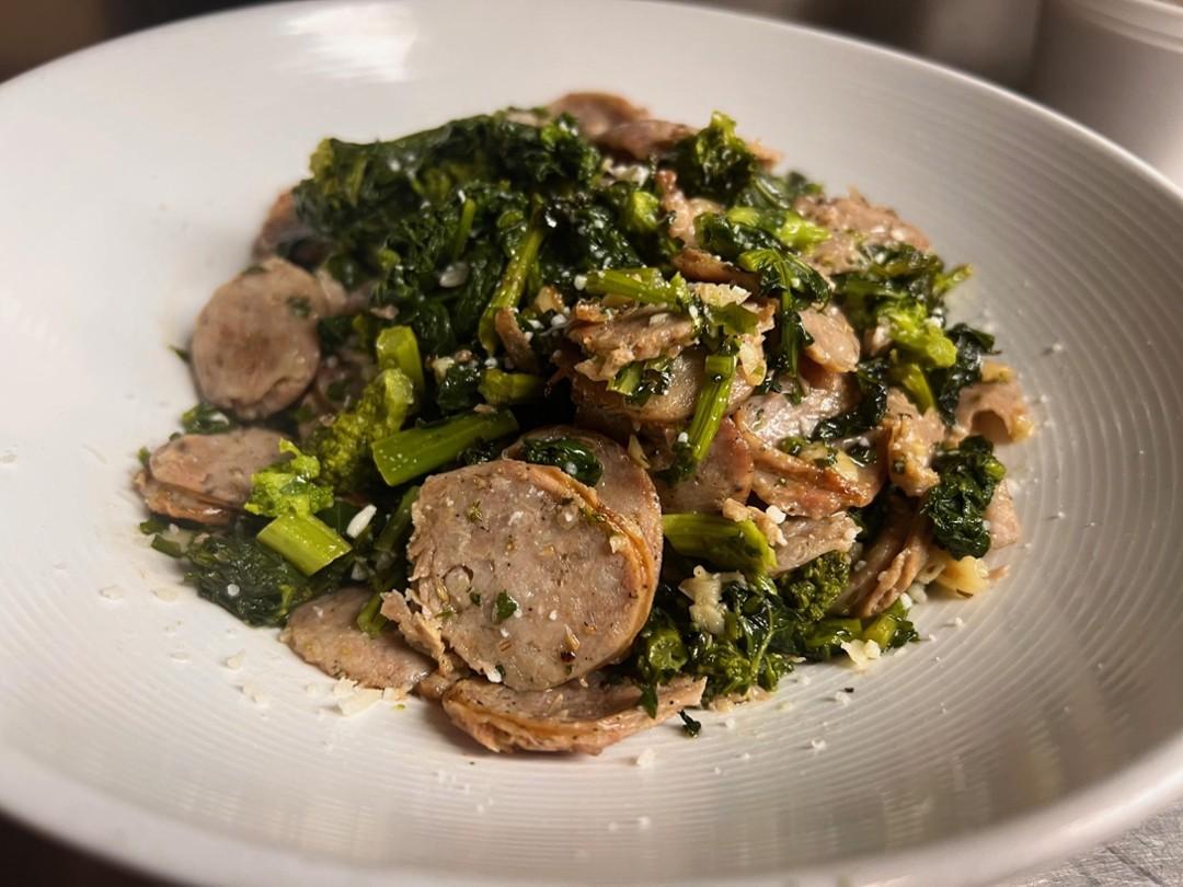 Broccoli Rabe & Sausage.