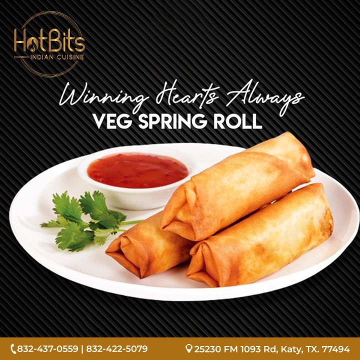 VEG SPRING ROLLS.