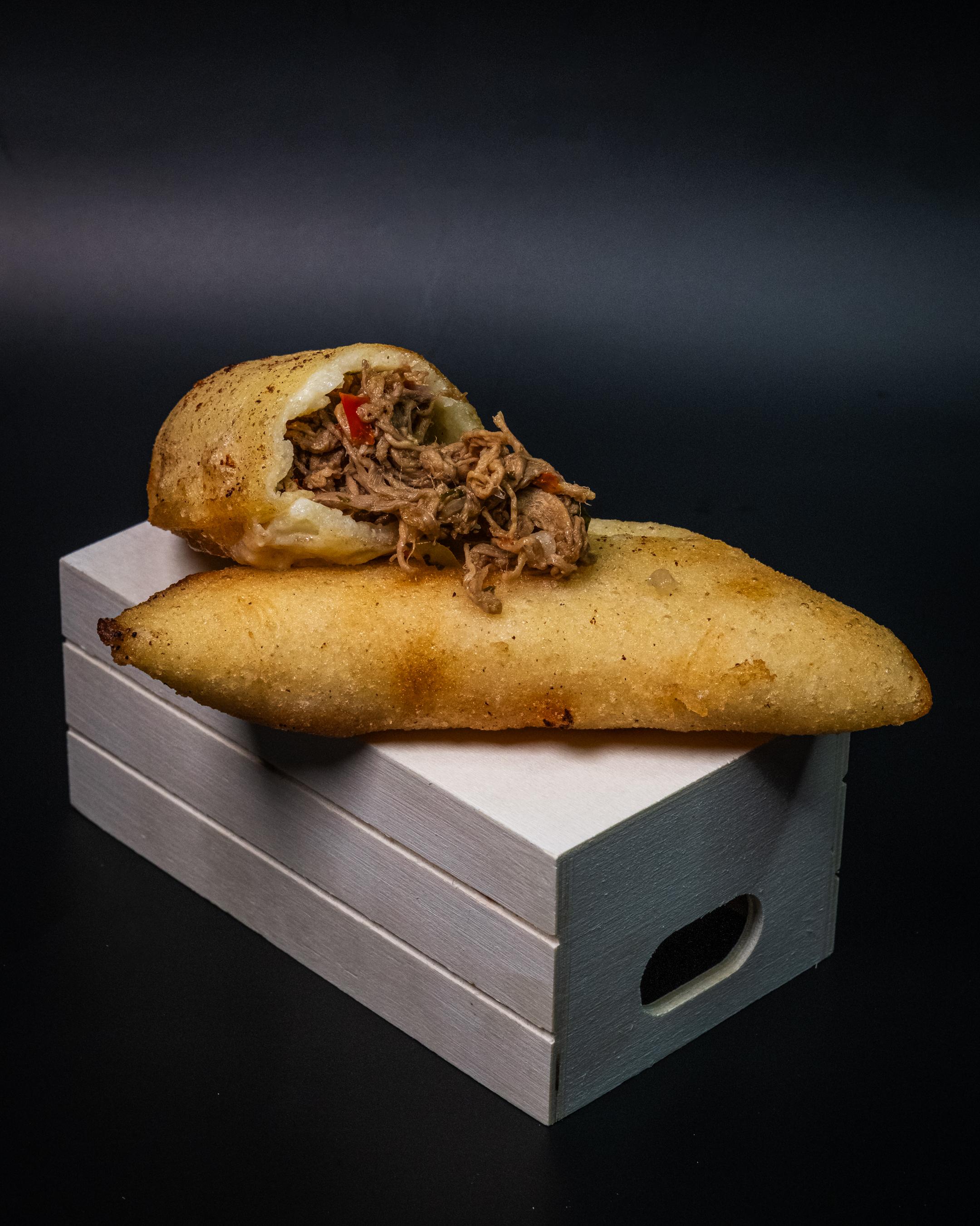 Classic mechada empanada.