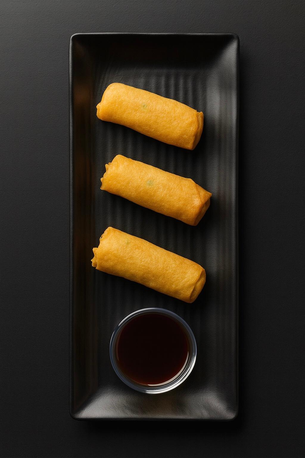 Veggie Egg Rolls (3 pcs).