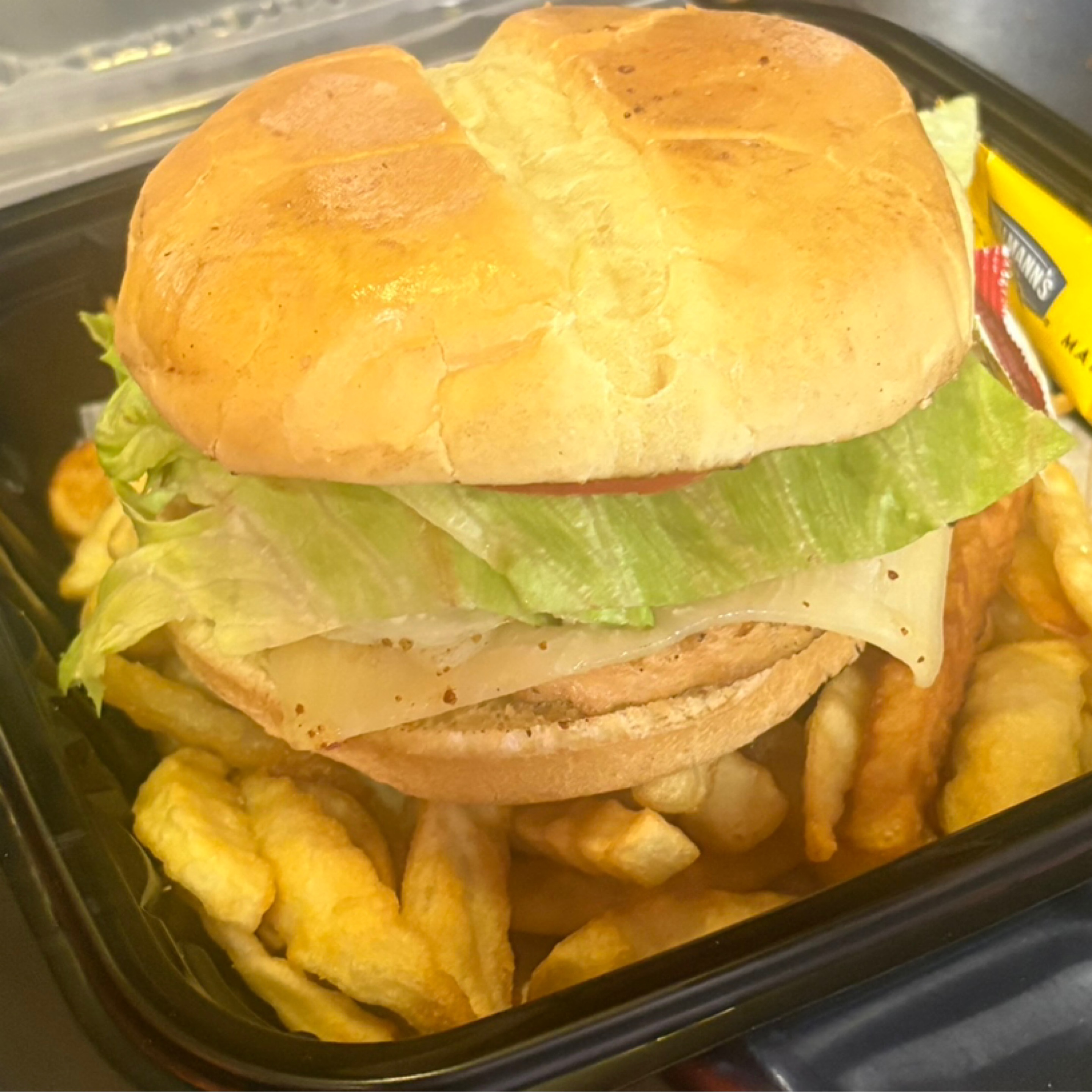 Salmon Burger.