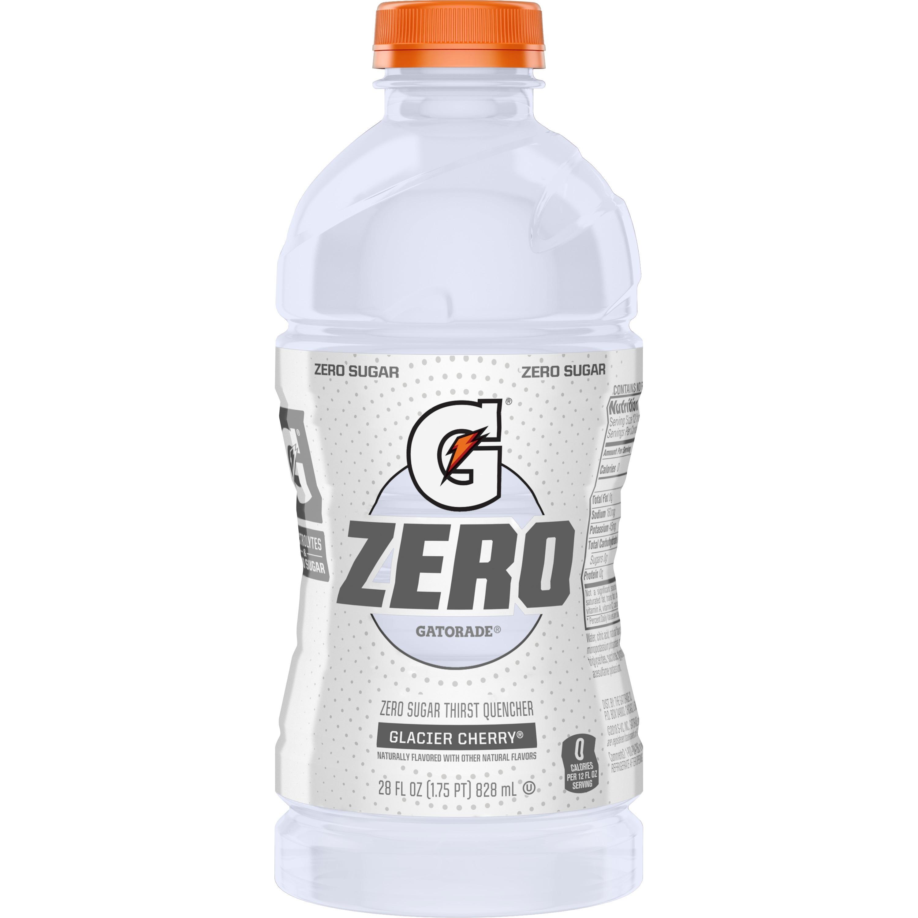 Gatorade Thirst Quencher, Zero Sugar Glacier Cherry - 28.0 Oz.