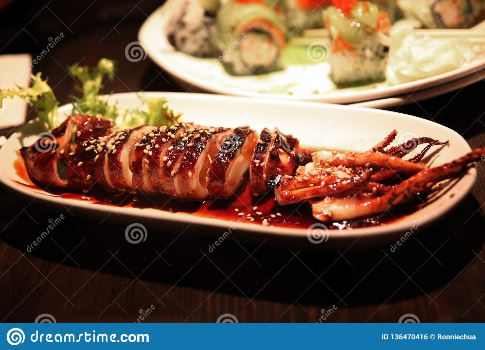 Grilled Japanese Calamari.