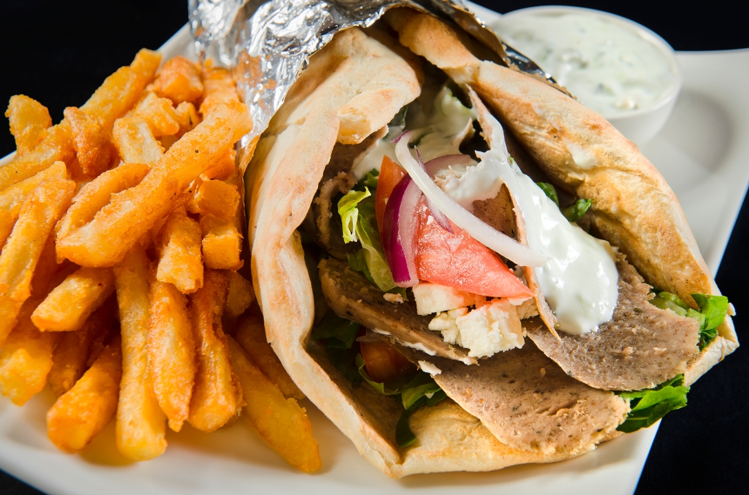 Chicken Gyro Combo Lunch.