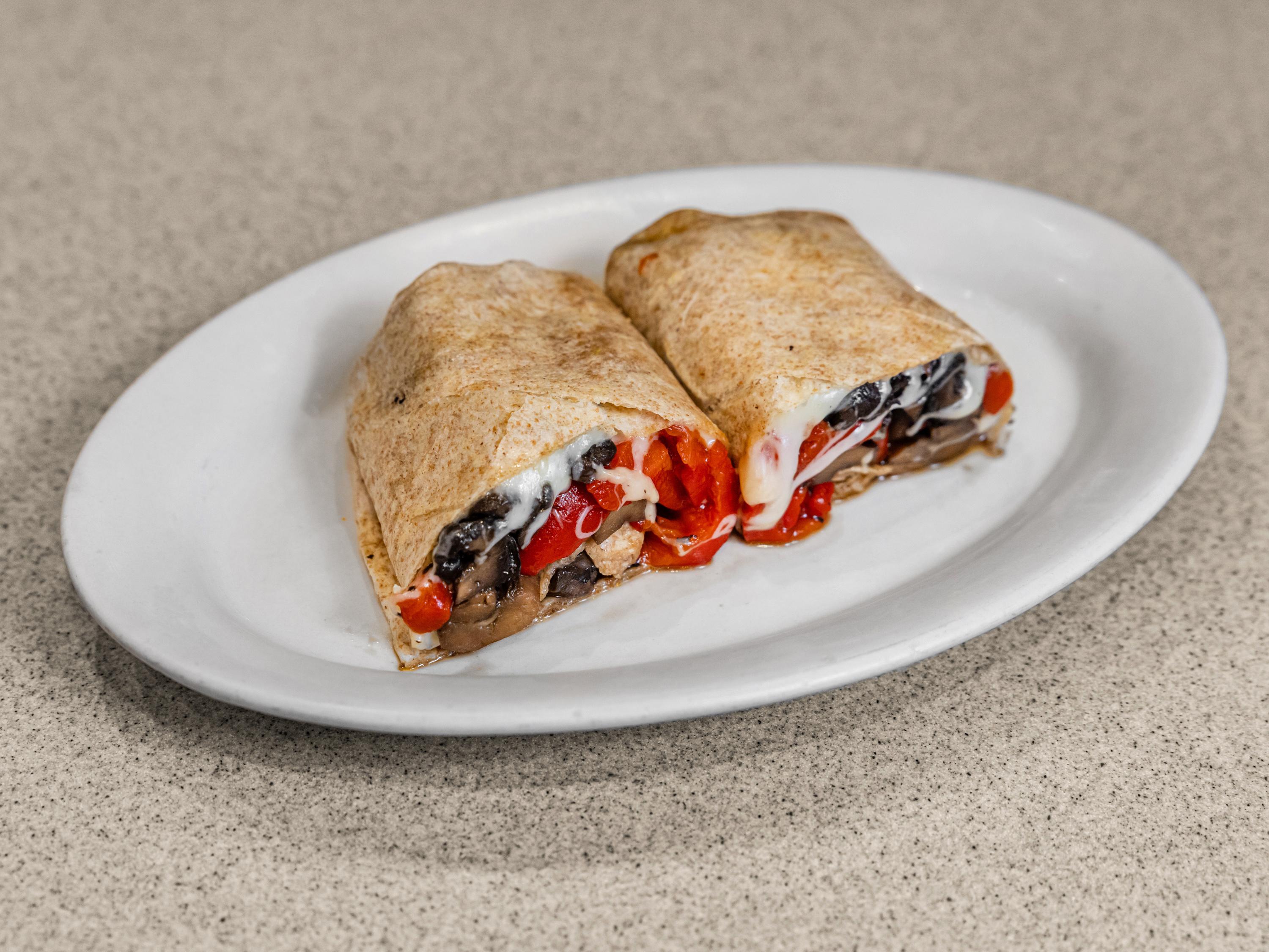 Portabello Mushroom Wrap.