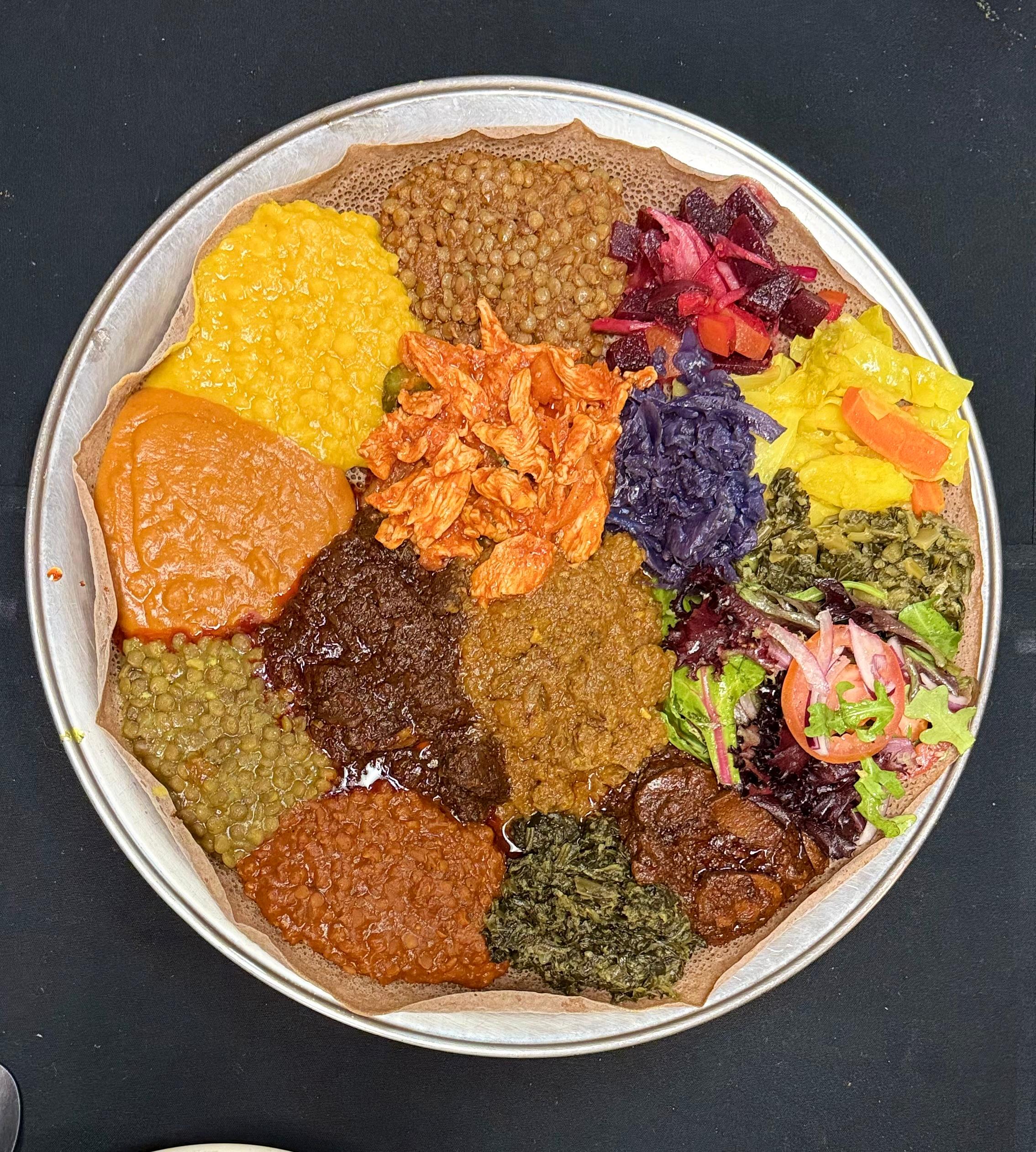 Meat and Veggie Combo.