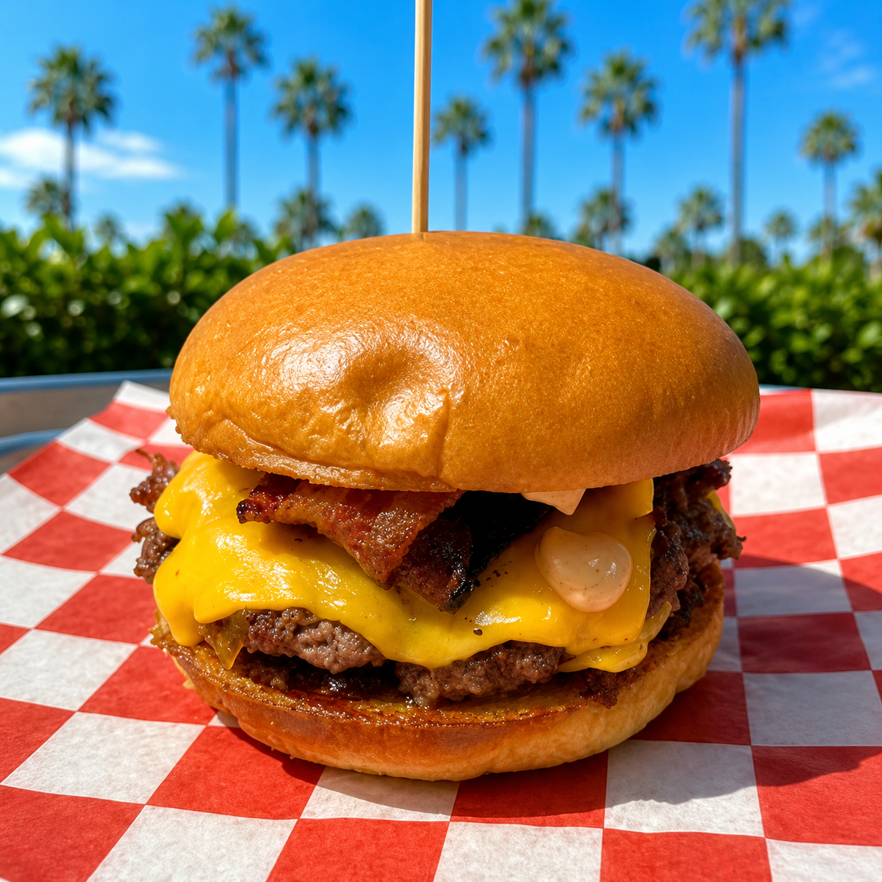 Bacon Onion Burger.