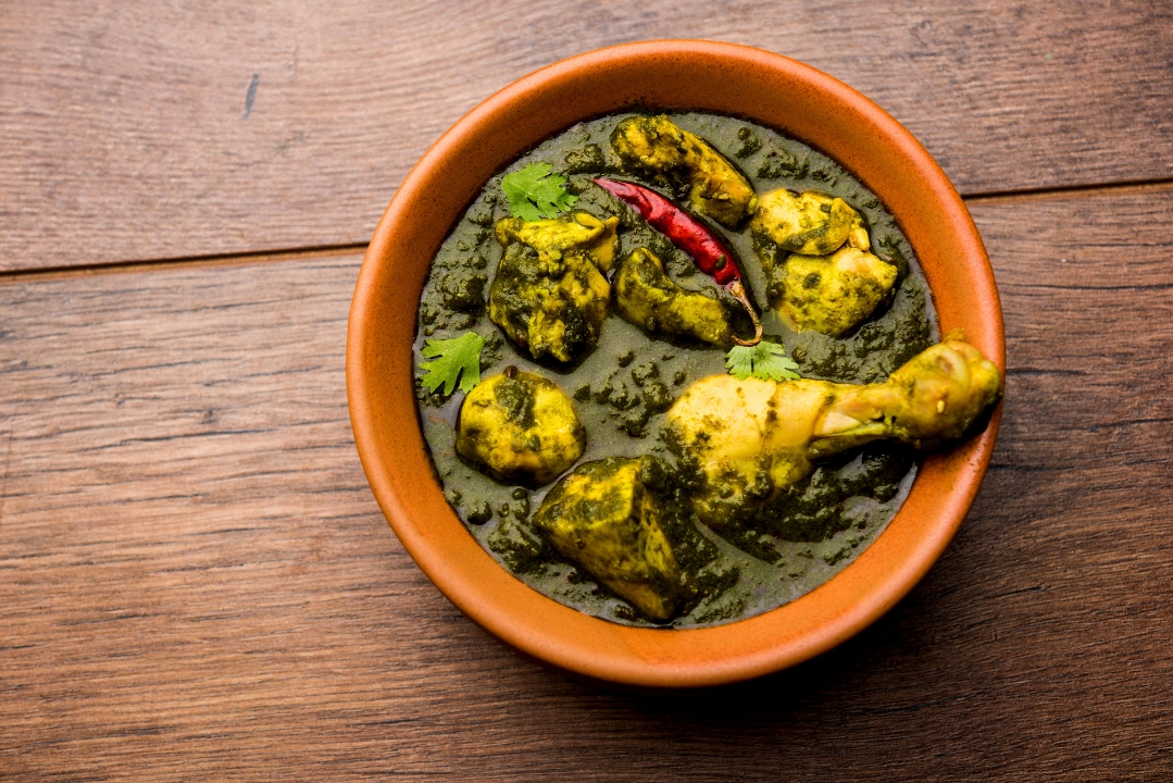 Saag Chicken.