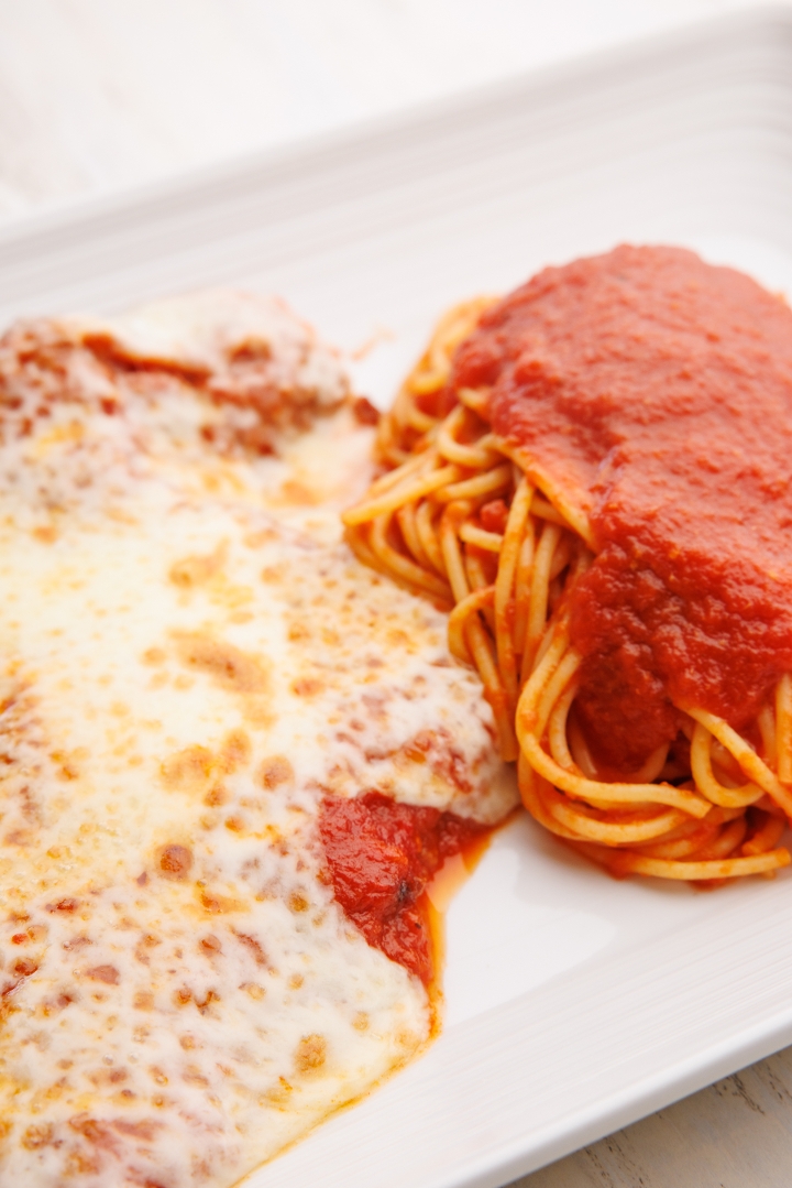 Eggplant Parmigiana.