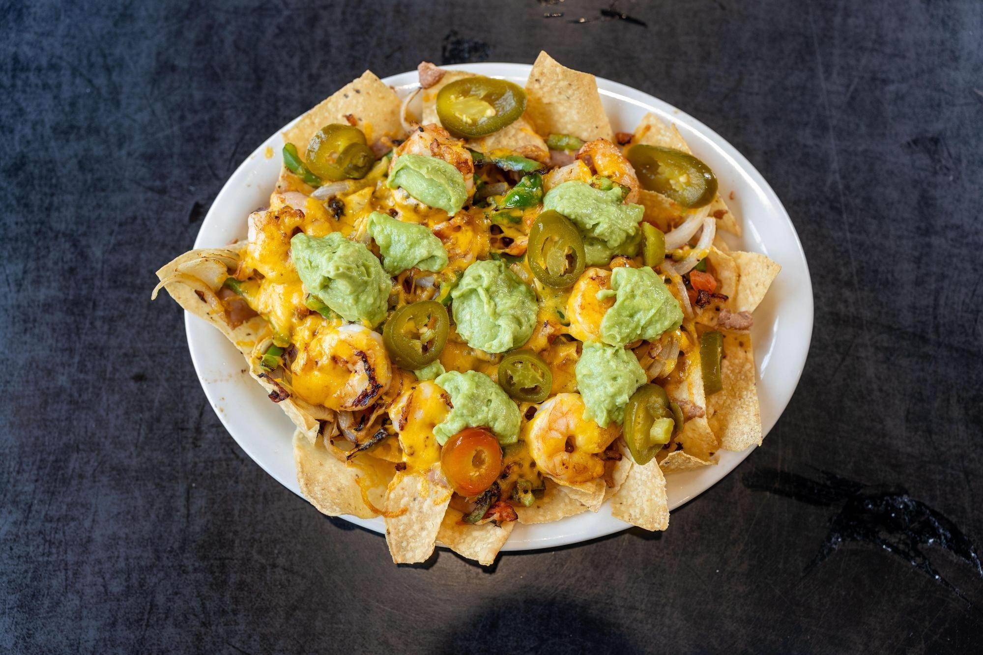 !Shrimp Fajita Cincos.