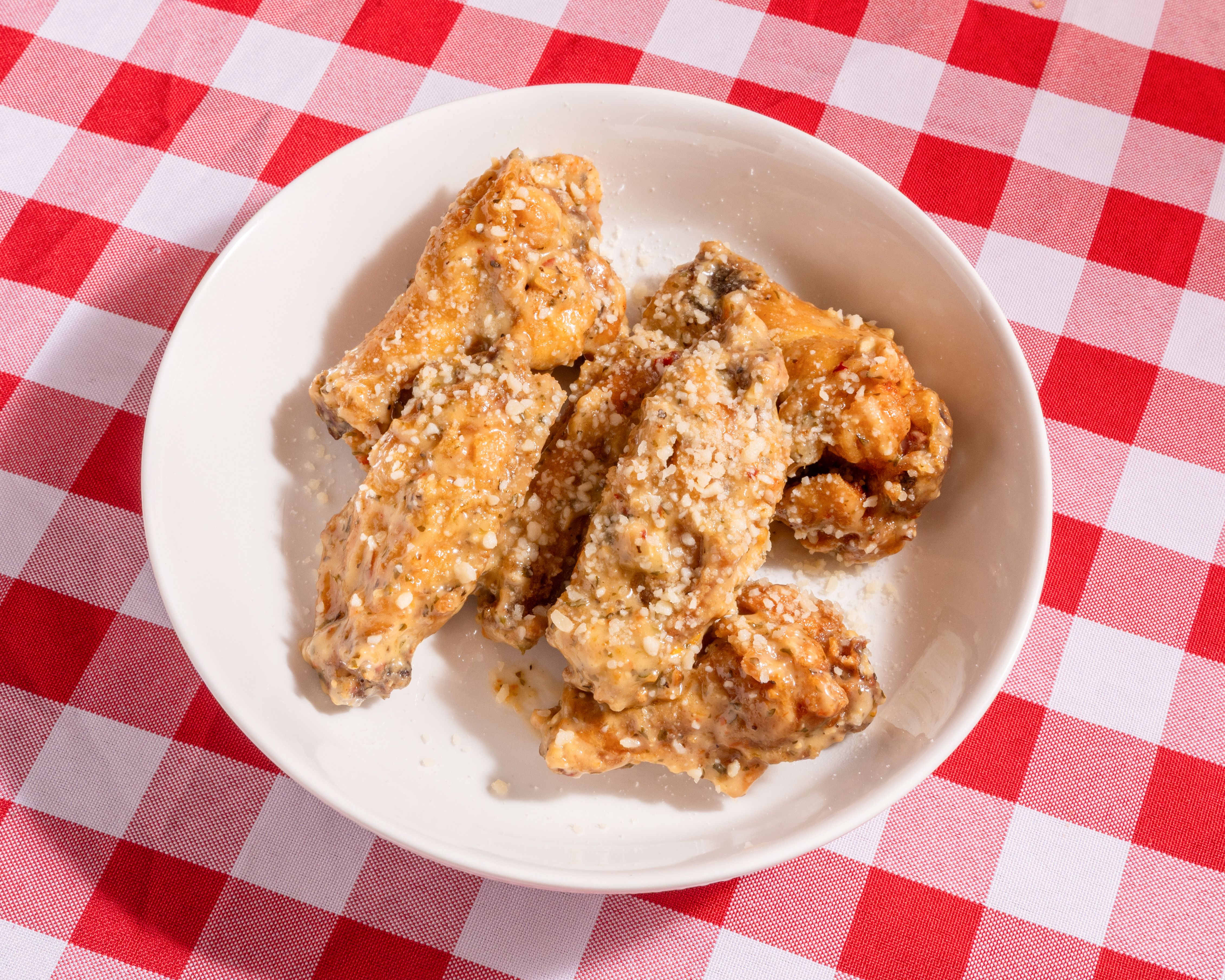 Garlic Parmesan Wings.