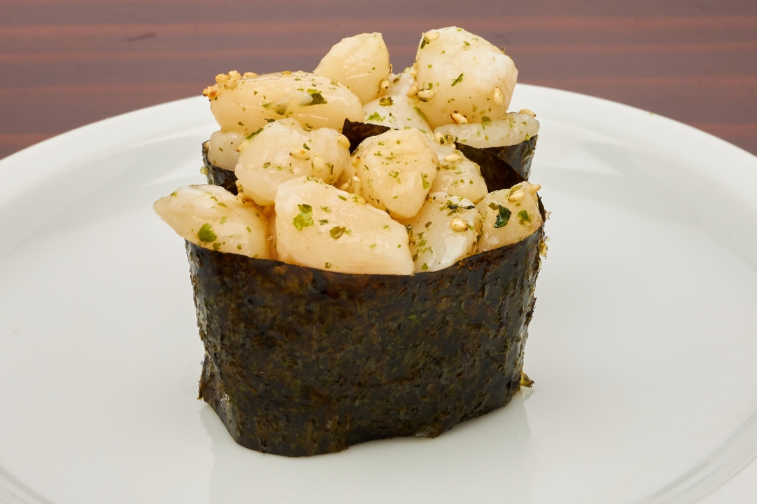 Bay Scallop Sushi.