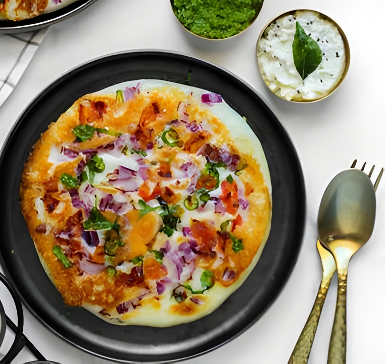 Tomato Chilli Uthappam.