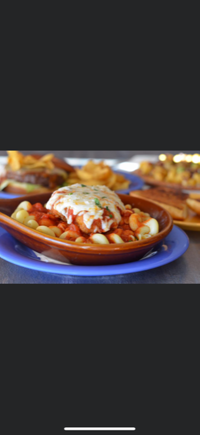 Chicken Parm Dinner.