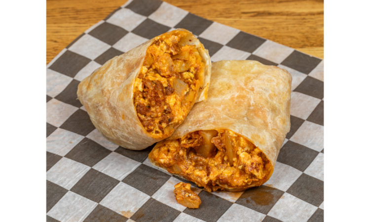 5. Chorizo Home Fries Cheese Red Sauce.