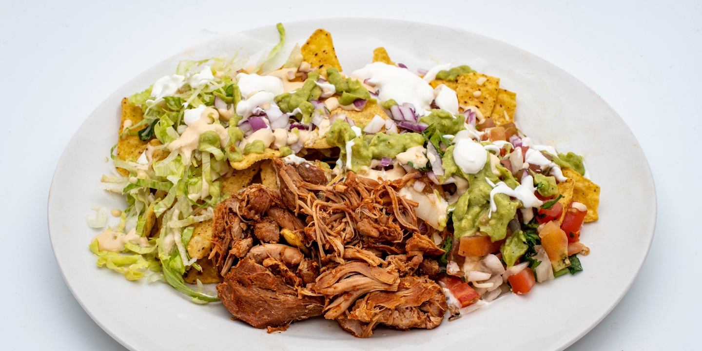 Grilled Chicken Nachos.