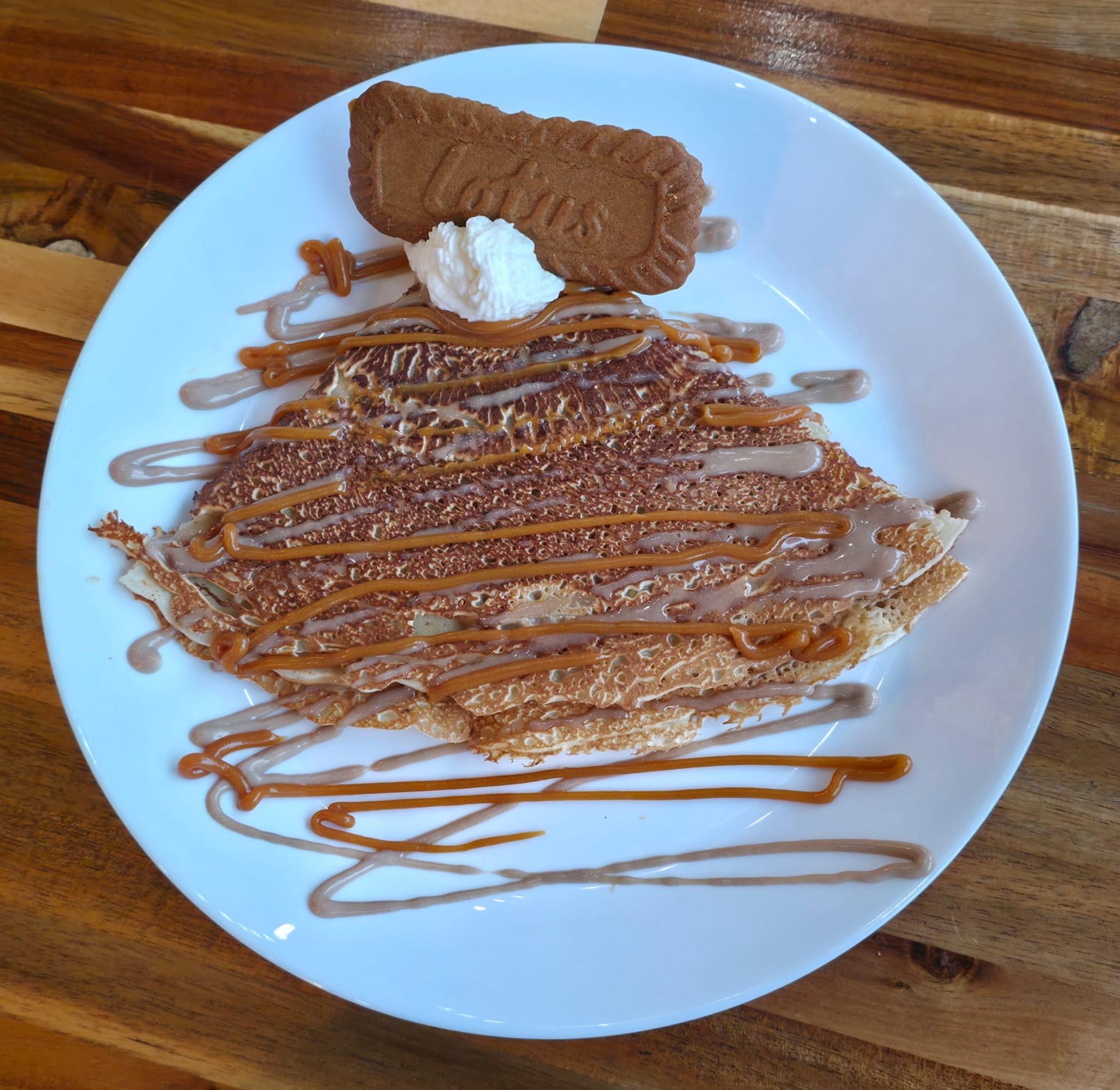 Biscoff Biscuit Crepe.