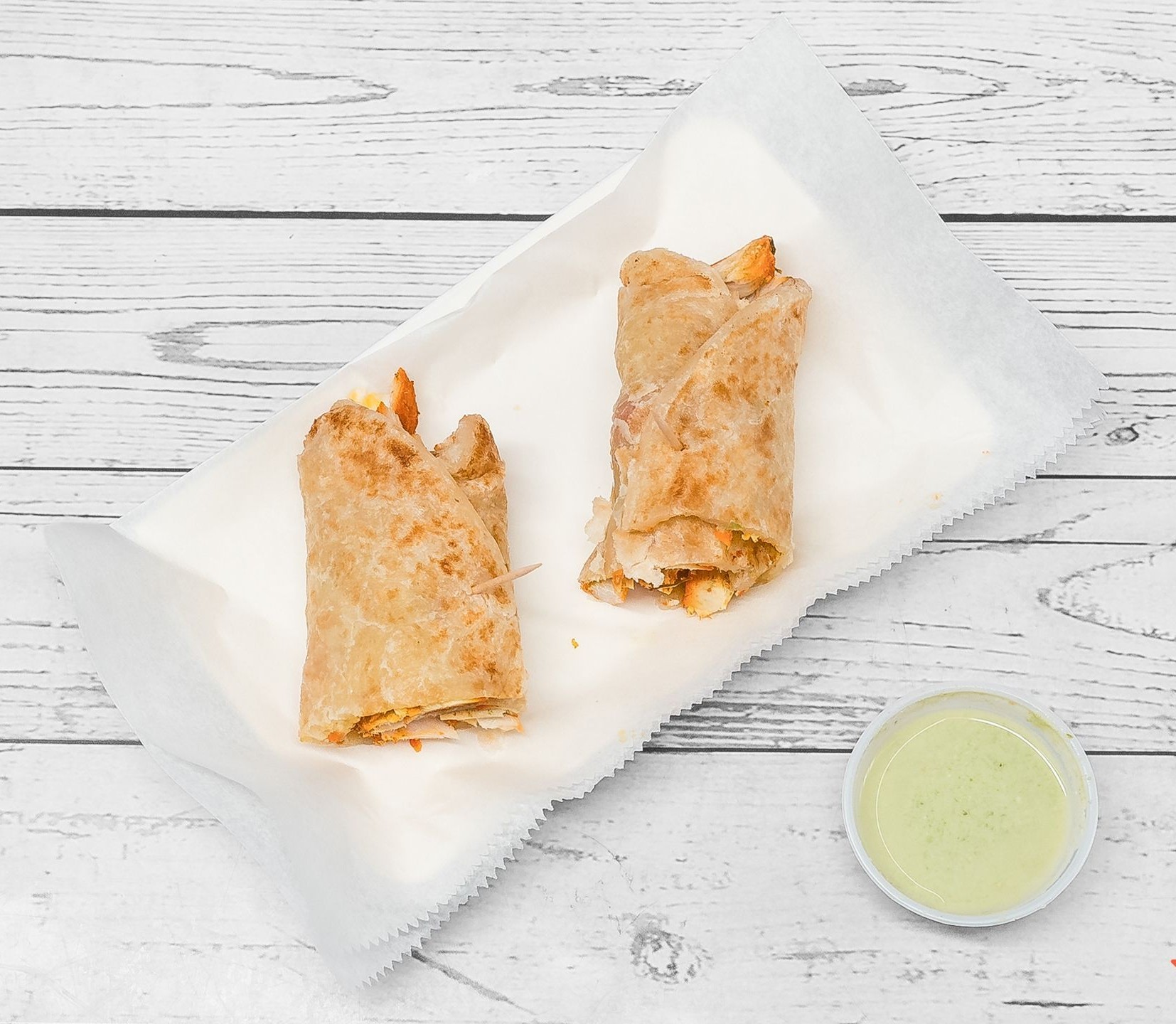 Chicken Tikka Roll.
