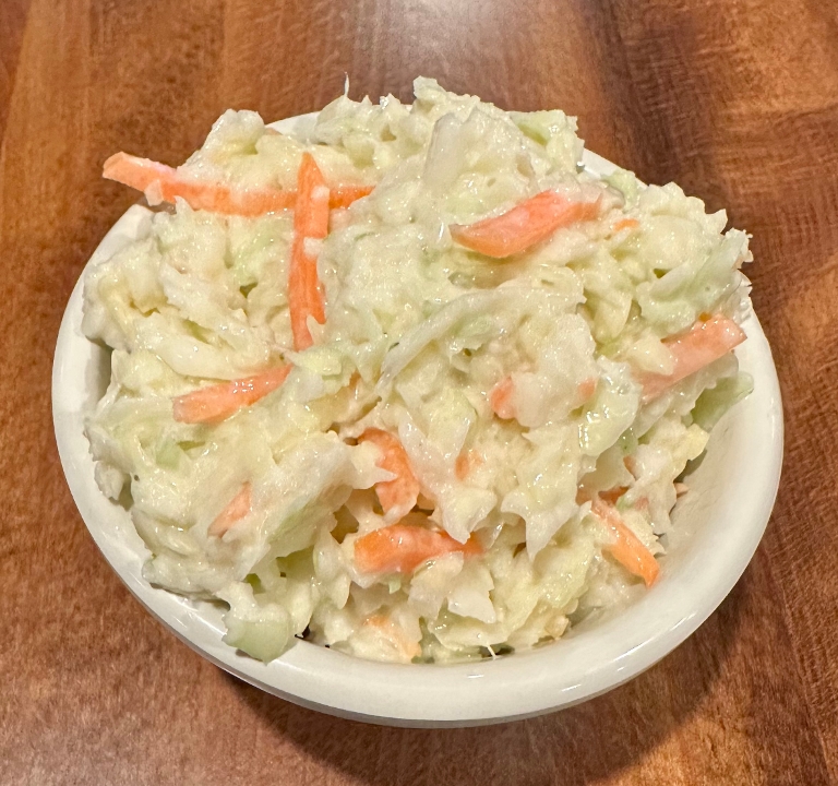 Side Homemade Coleslaw.