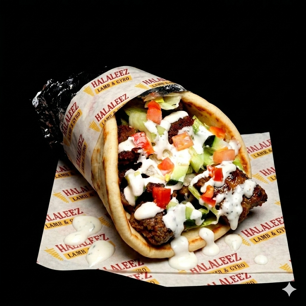 Lamb Gyro Wrap.