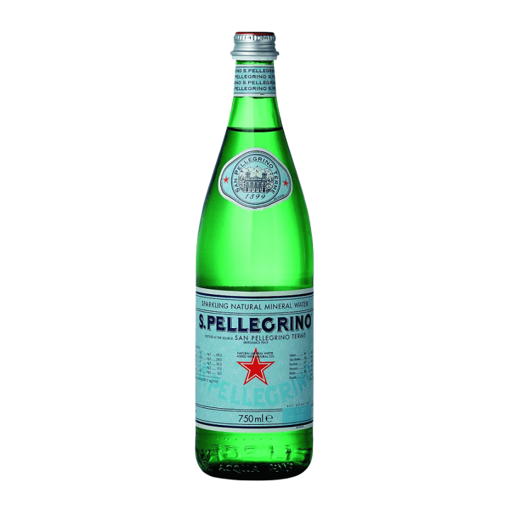 San Pellegrino Sparkling Water.