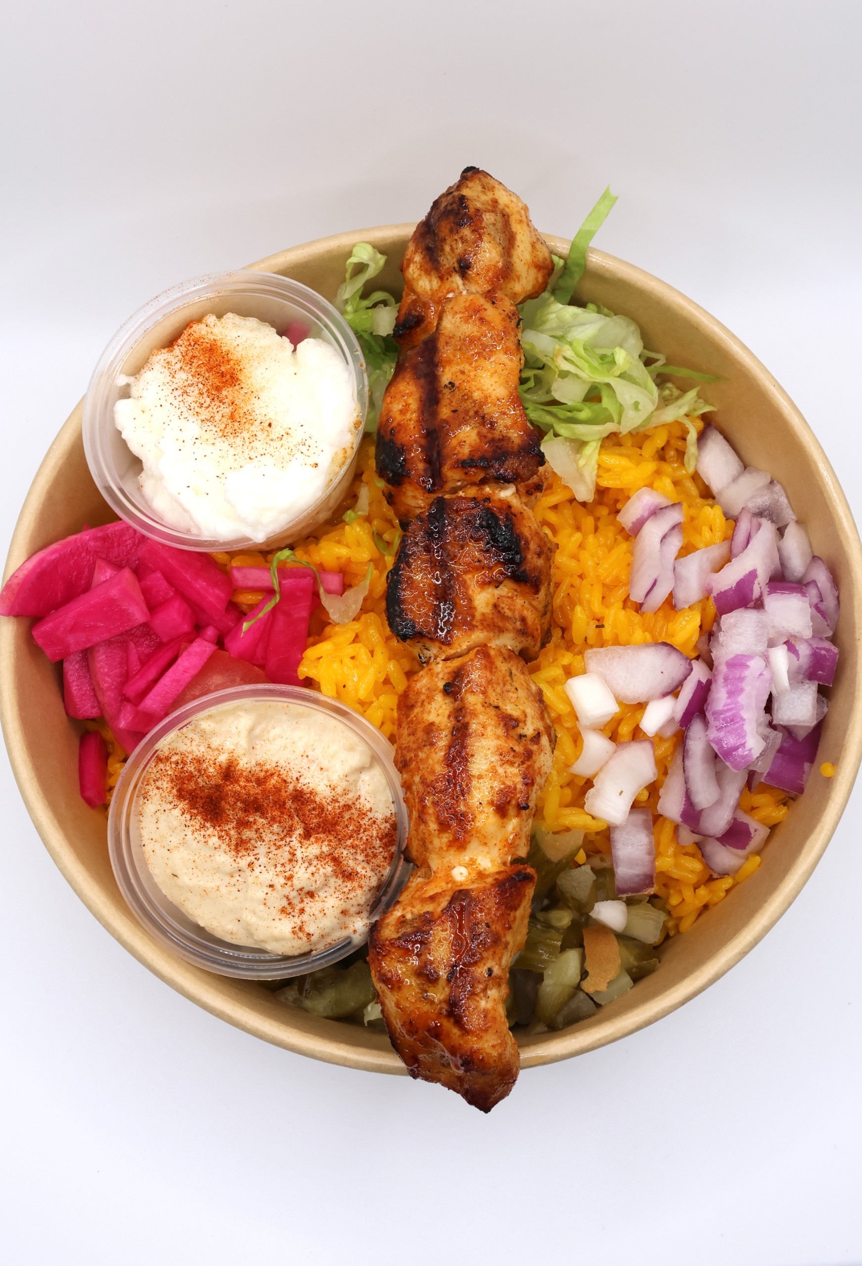 Grilled Chicken Tawook Bowl.