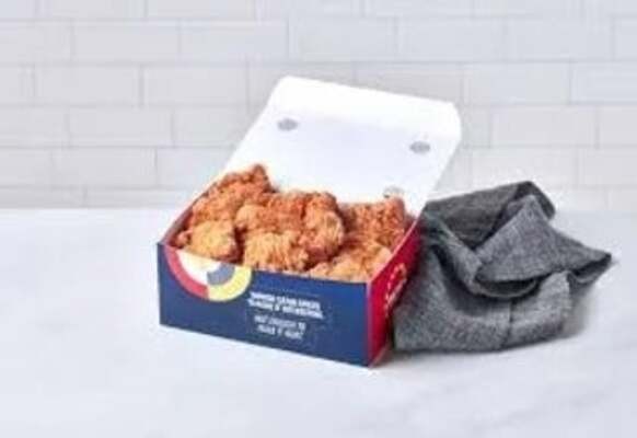 6 PC Chicken Nuggets with Regular-Size Side, & Drink.