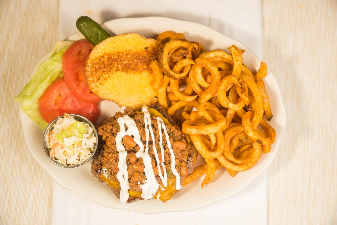 Chili Cheese Burger.