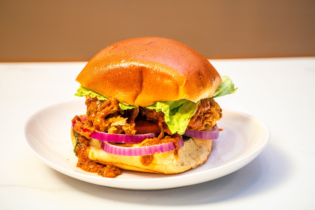 Butter Chicken Burger.