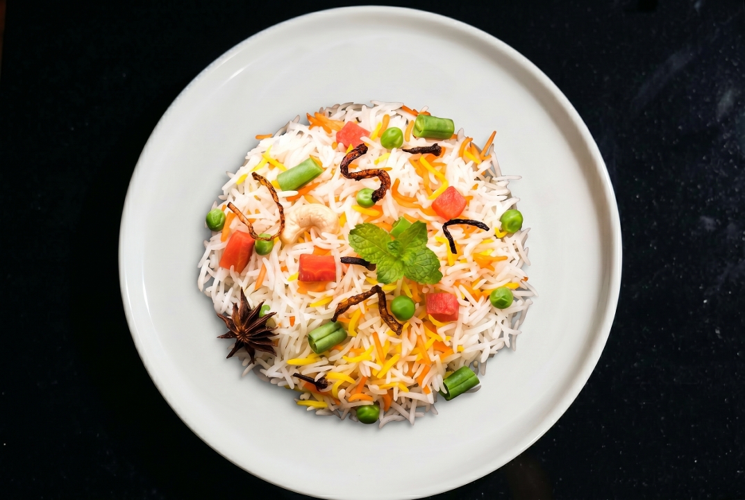Vegetable Biryani.