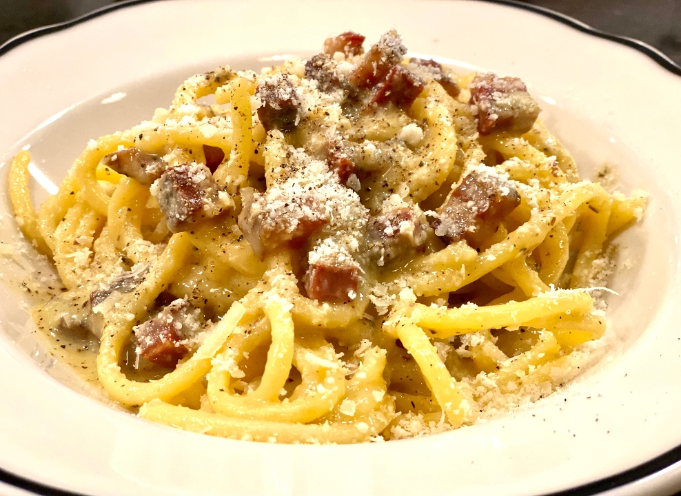 Pasta Carbonara.