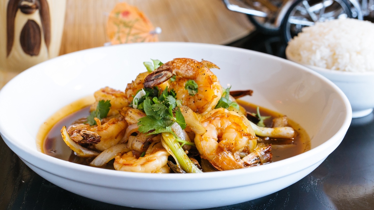 Caramelized Shrimp.