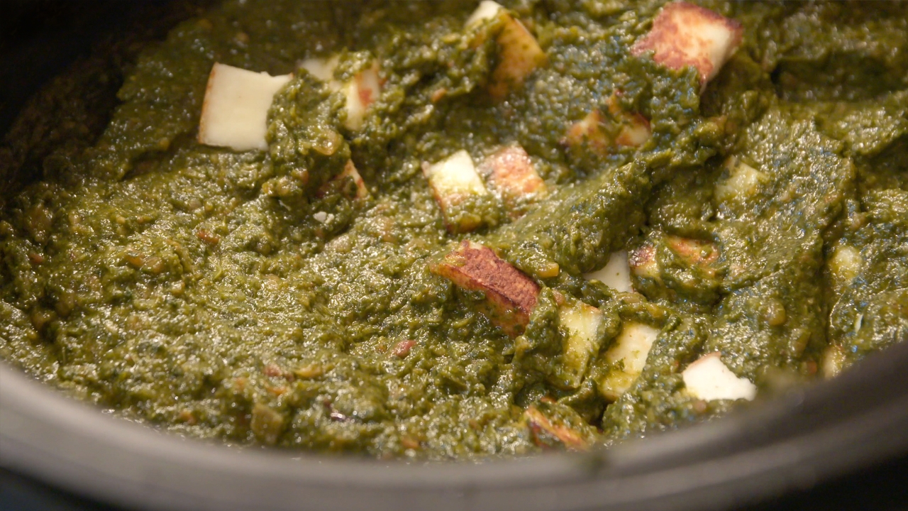 Saag Paneer.
