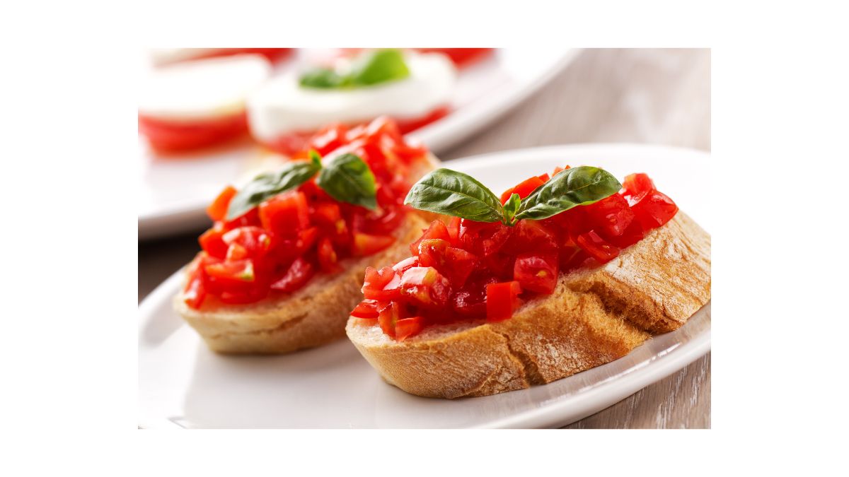 Vegan Bruschetta al Pomodoro.