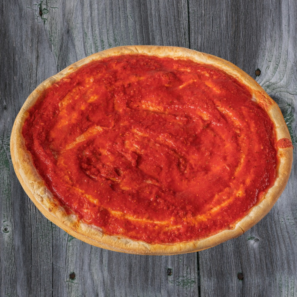 Cheeseless Pie Plain.