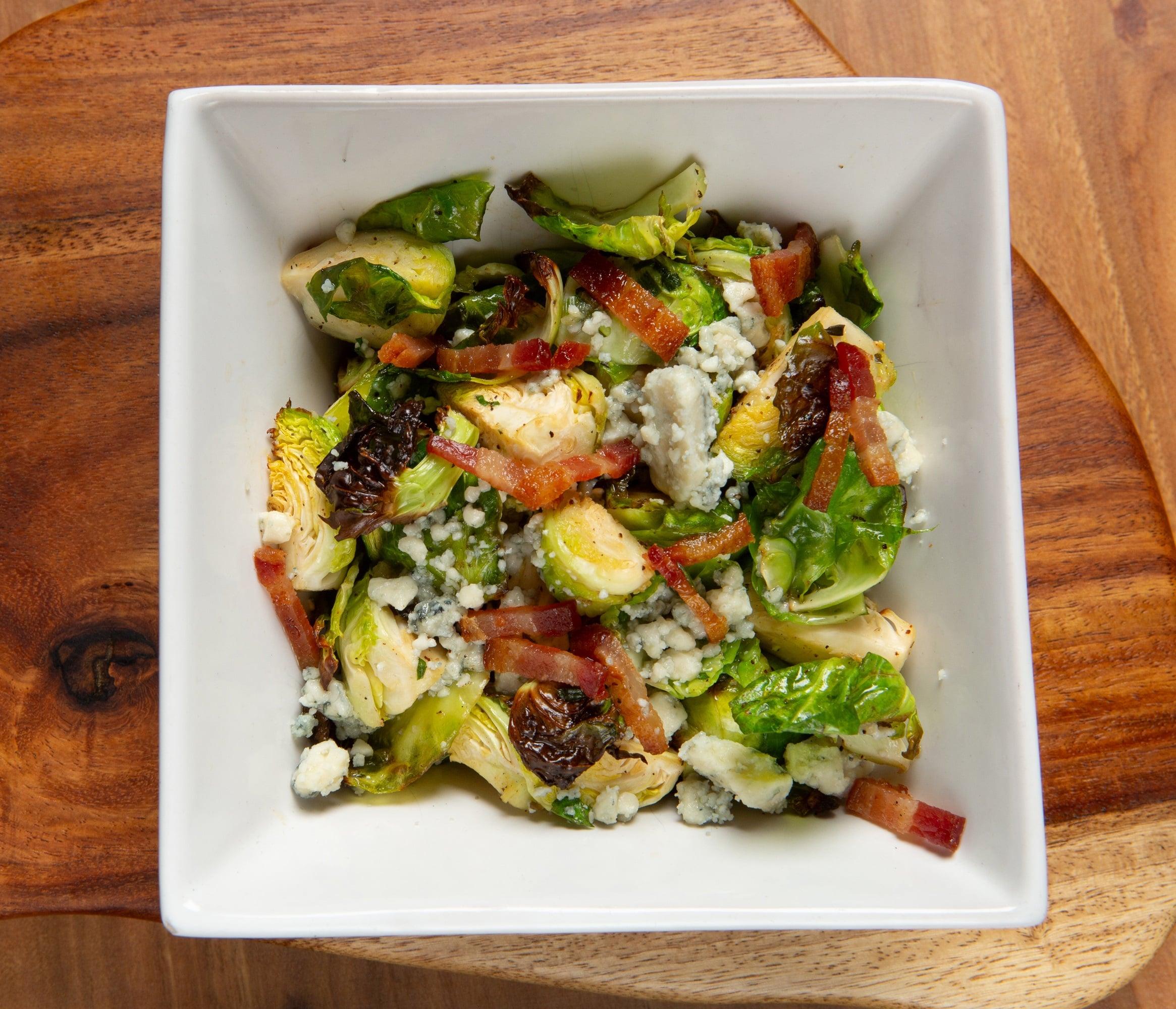 Roasted Brussels Sprouts + Cauliflower.