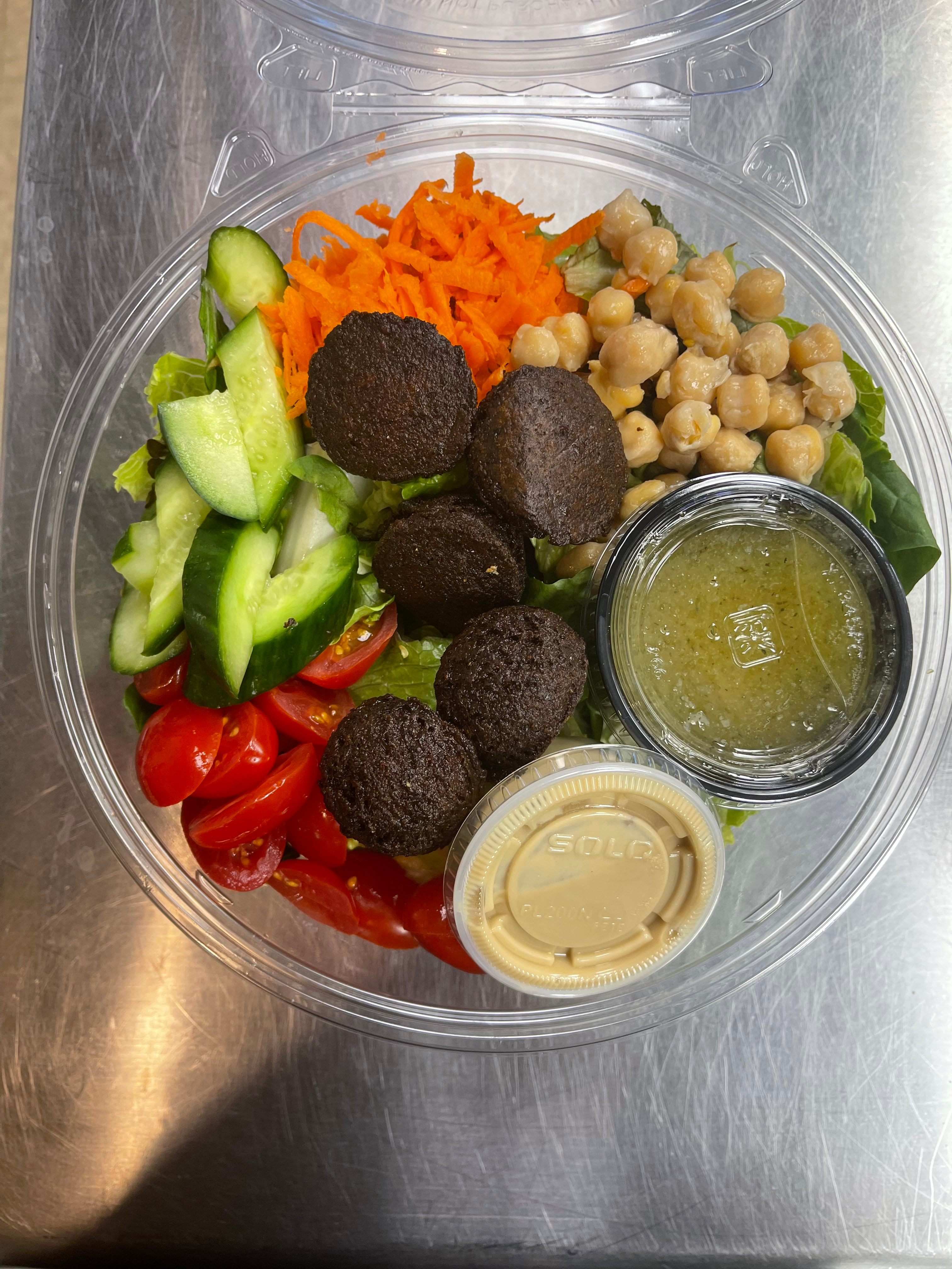 Falafel Salad (GF).