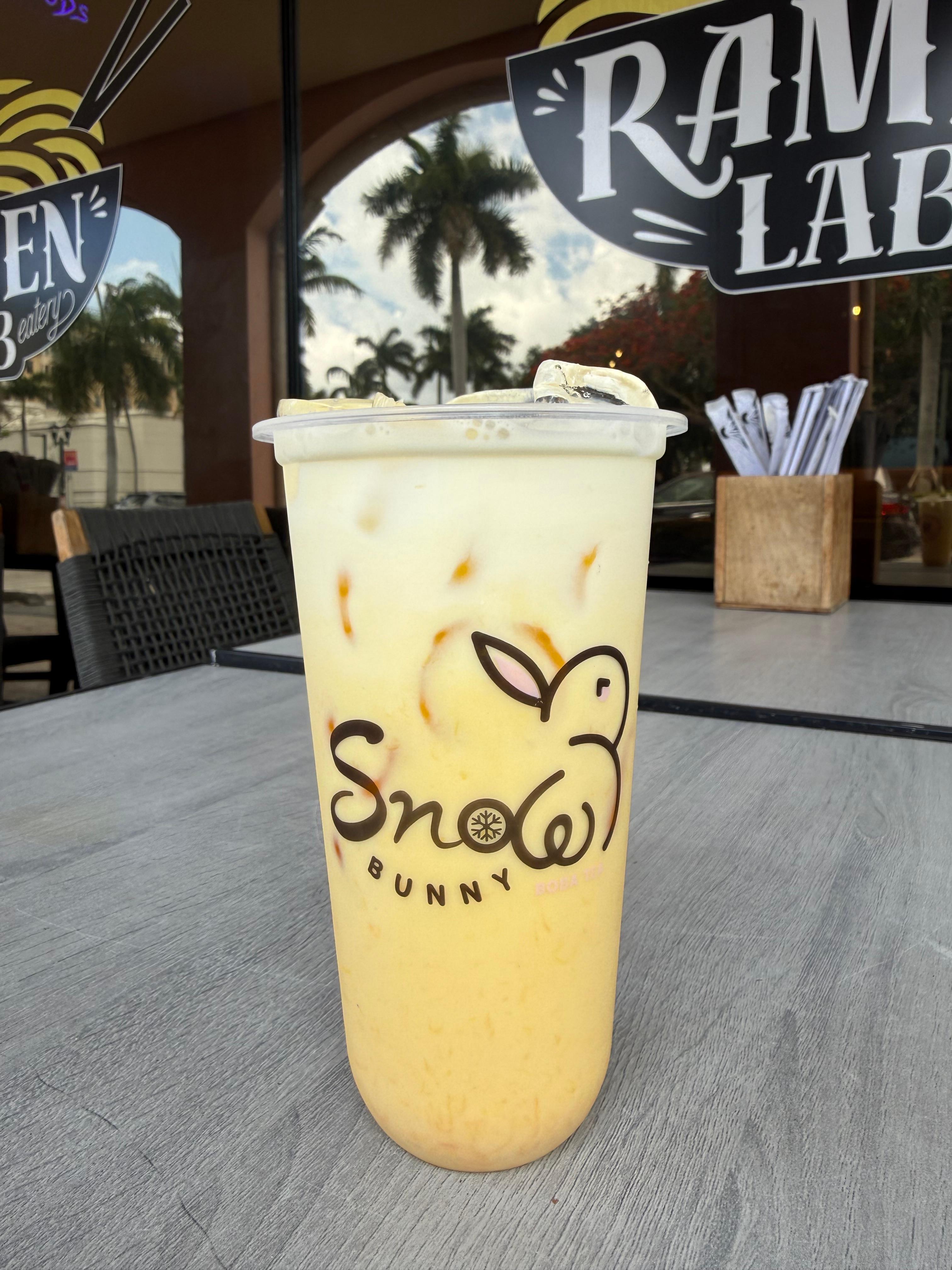Mango Milk Tea.
