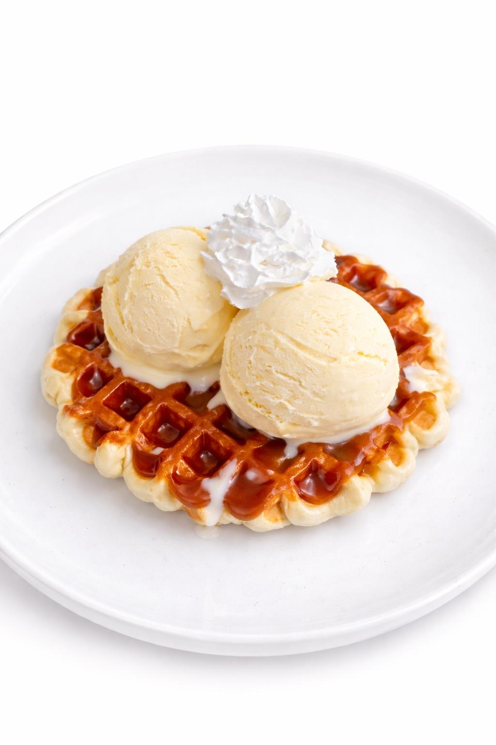 Waffle Artesanal De Queso.
